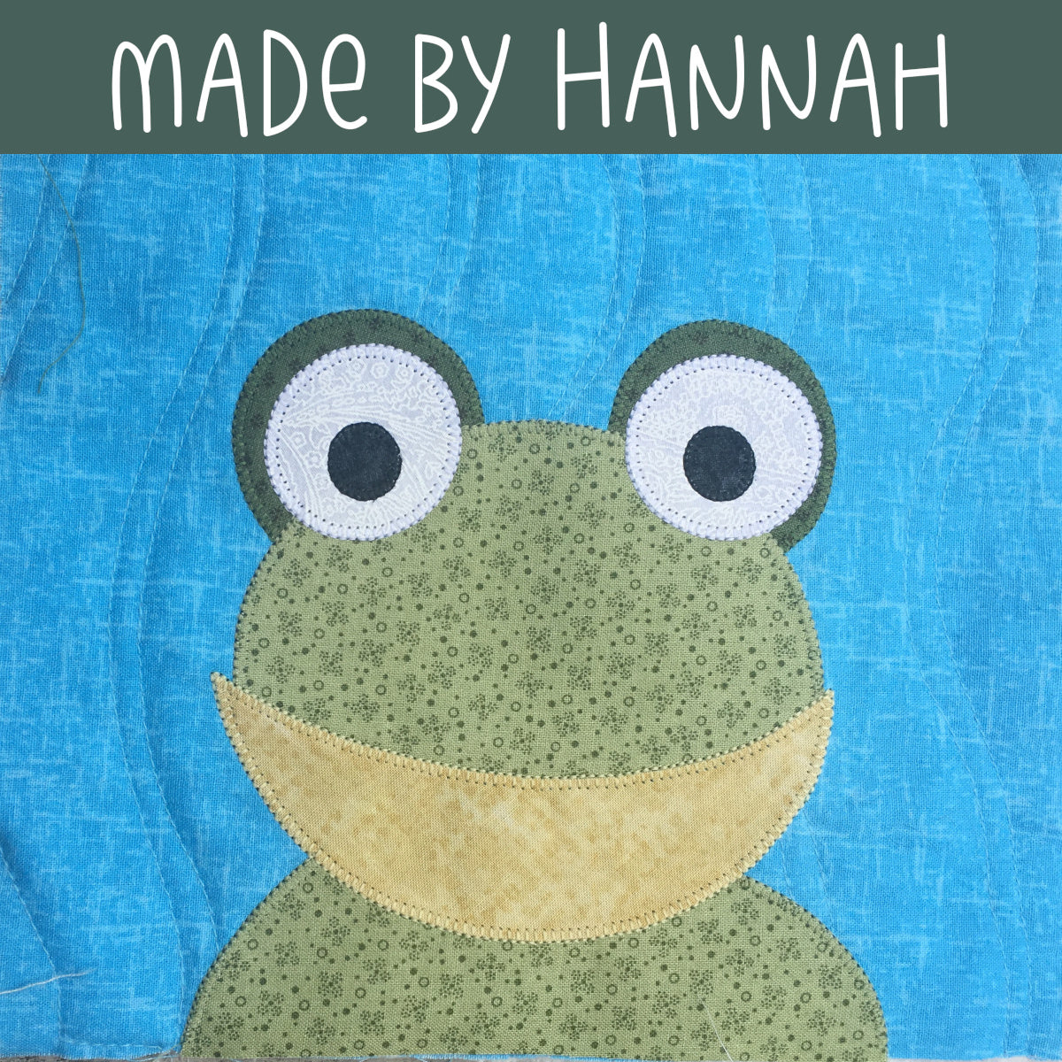 Frasier Frog Applique Pattern