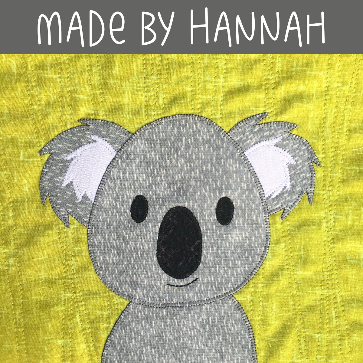 Kevin Koala Applique Pattern