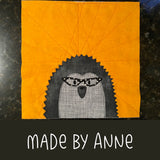 Heidi Hedgehog Applique Pattern