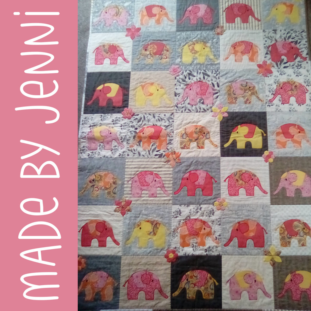 Elephant Parade Quilt Pattern