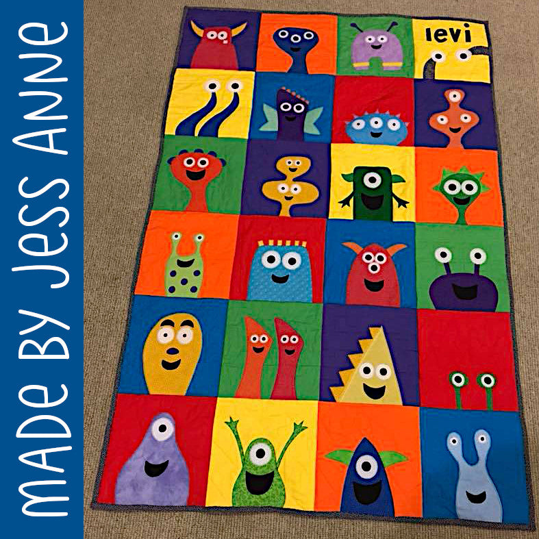 Mix & Match Monsters Quilt Pattern