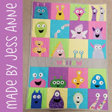 Mix & Match Monsters Quilt Pattern