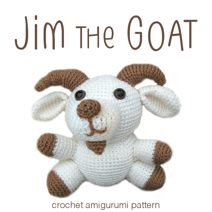 Jim the Goat Crochet Amigurumi Pattern