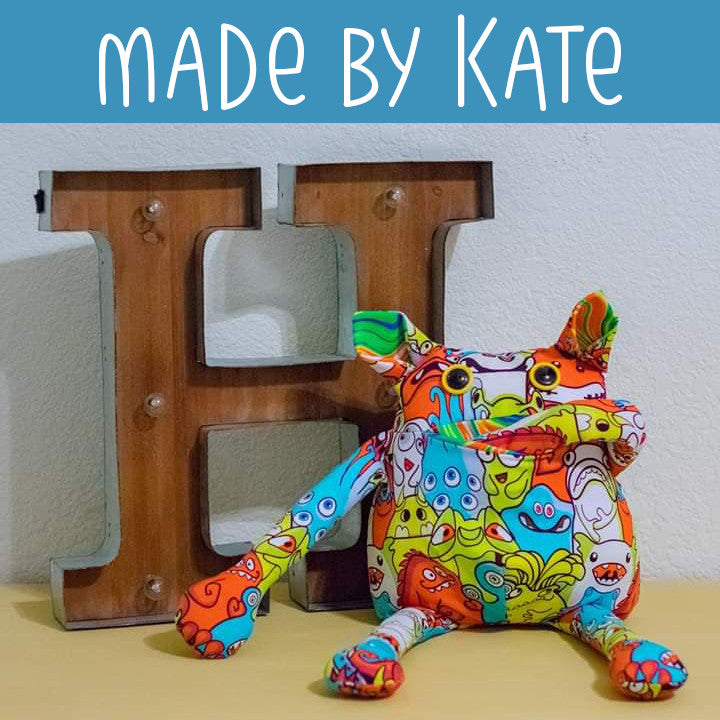 Munch - a softie pattern with a fun pocket mouth
