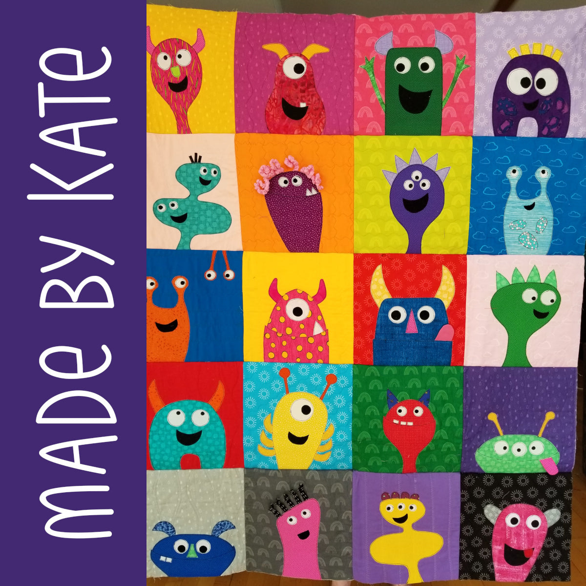 Mix & Match Monsters Quilt Pattern