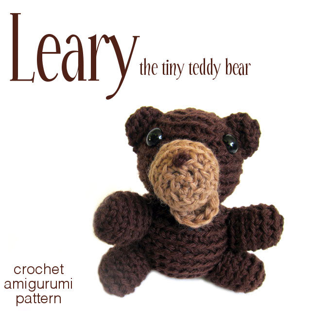 Learie the Tiny Teddy Bear Crochet Amigurumi Pattern