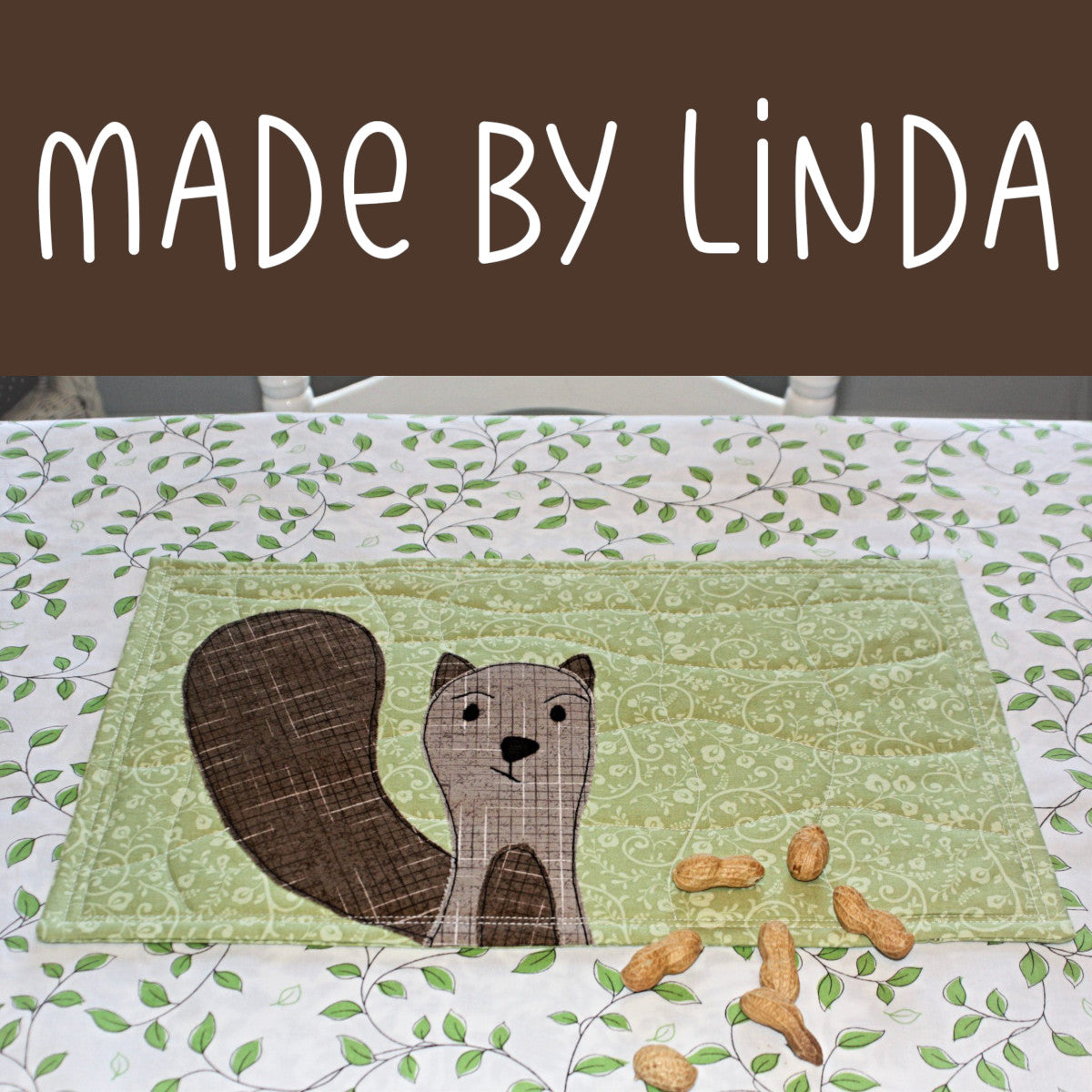 Sanford Squirrel Applique Pattern