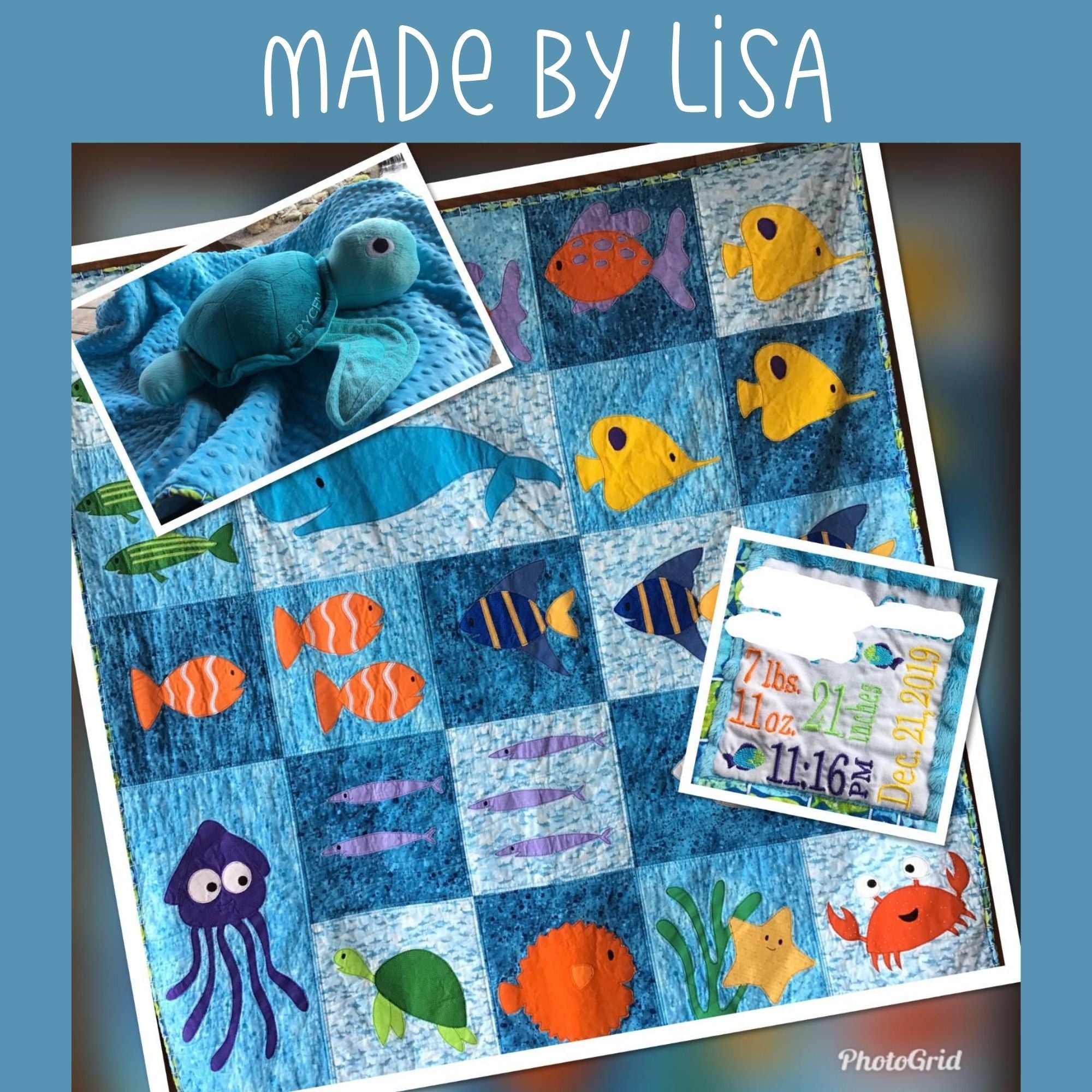 Sea Creatures Quilt Pattern