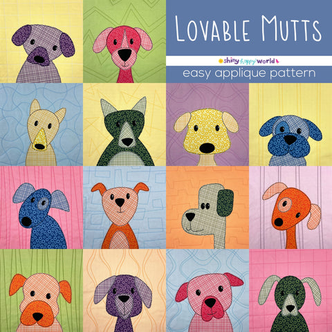 Lovable Mutts Quilt Pattern