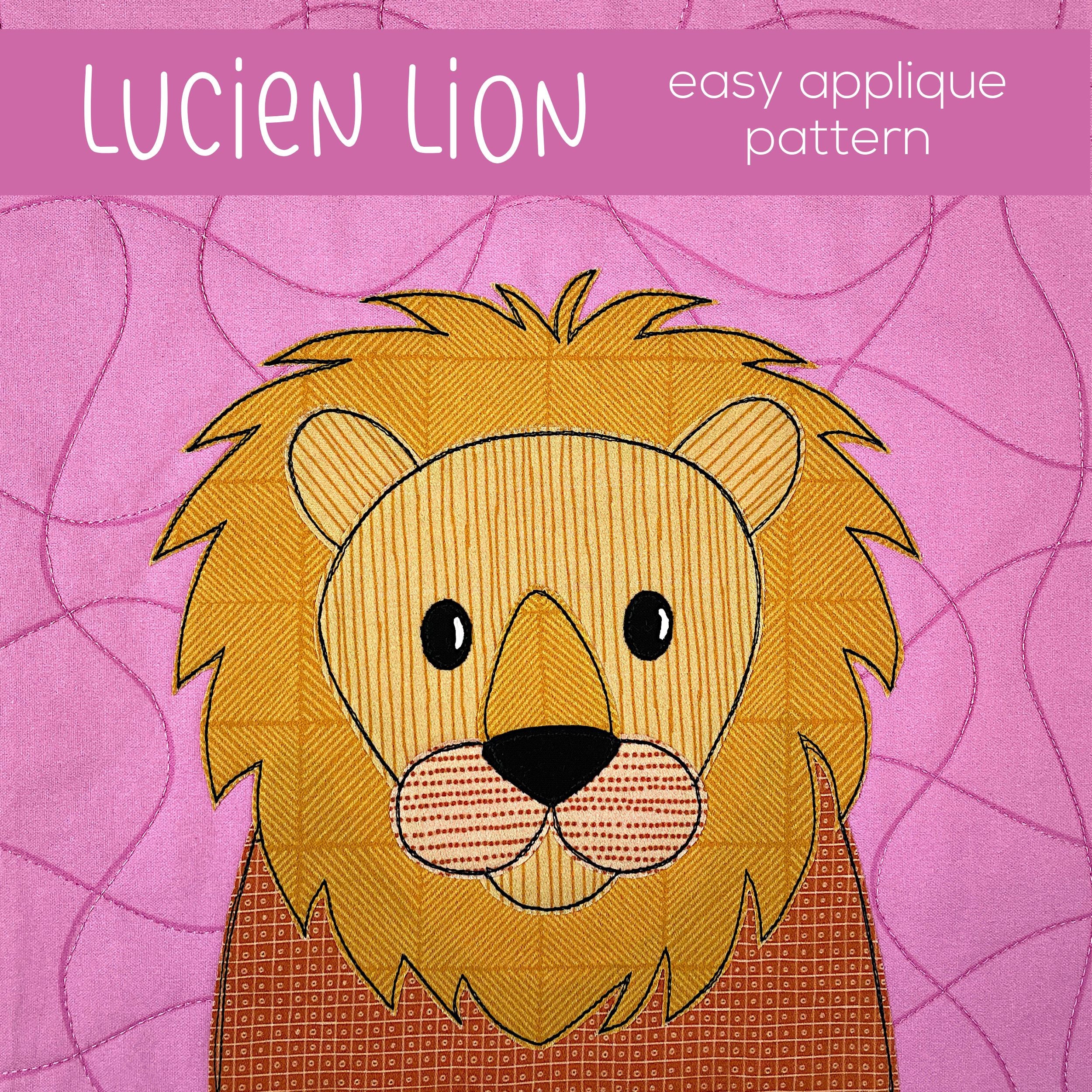 Lion Fat Quarters Fabric Bundles for Sewing Baby Boy Animal Fabric Cute