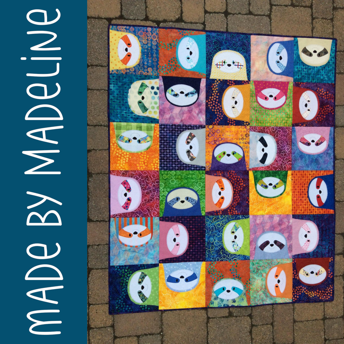 Skyler Sloth Applique Quilt Pattern