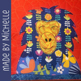 Shinji the Snow Monkey Applique Pattern