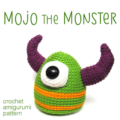 Mojo the Monster Crochet Amigurumi Pattern