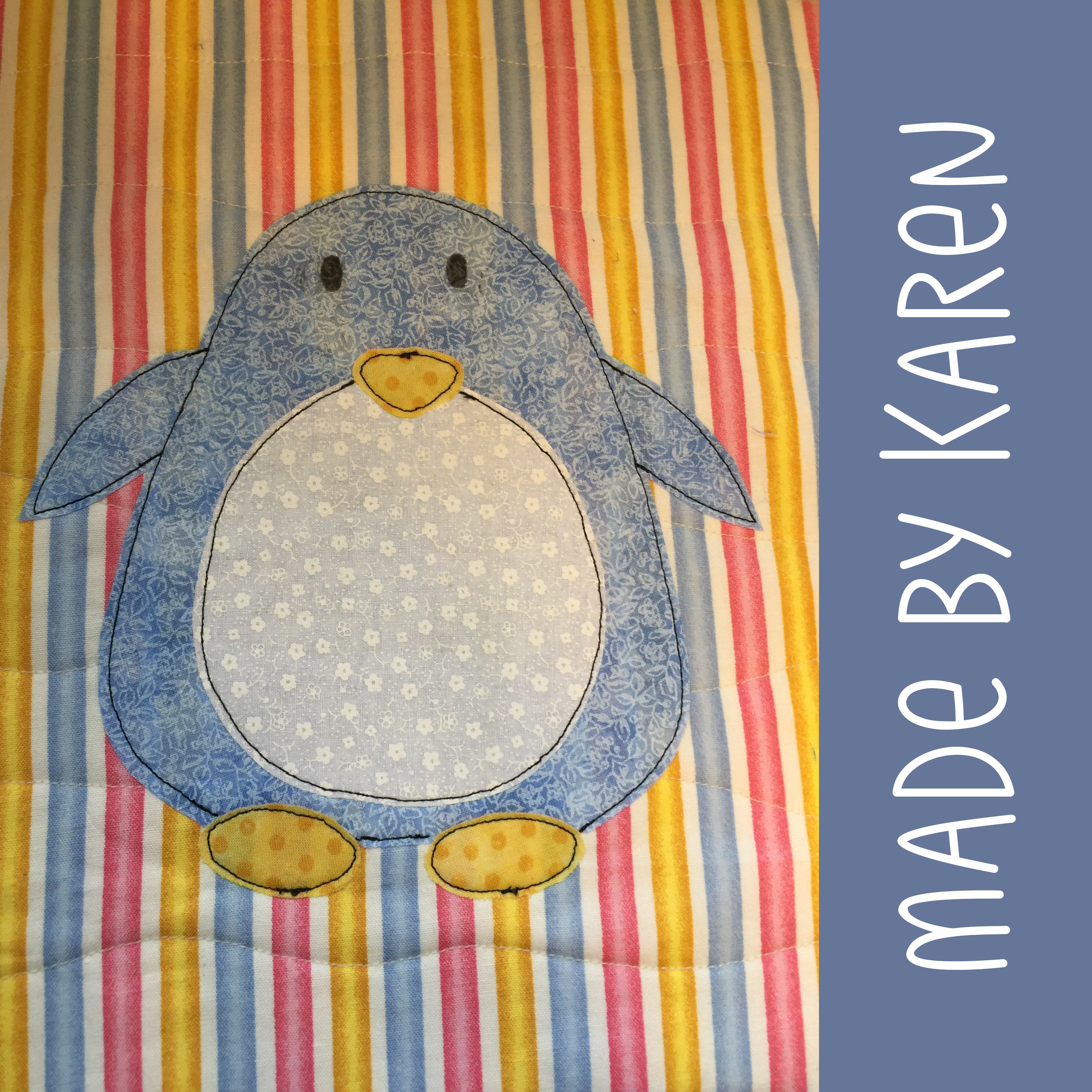 Paxton Penguin Applique Pattern