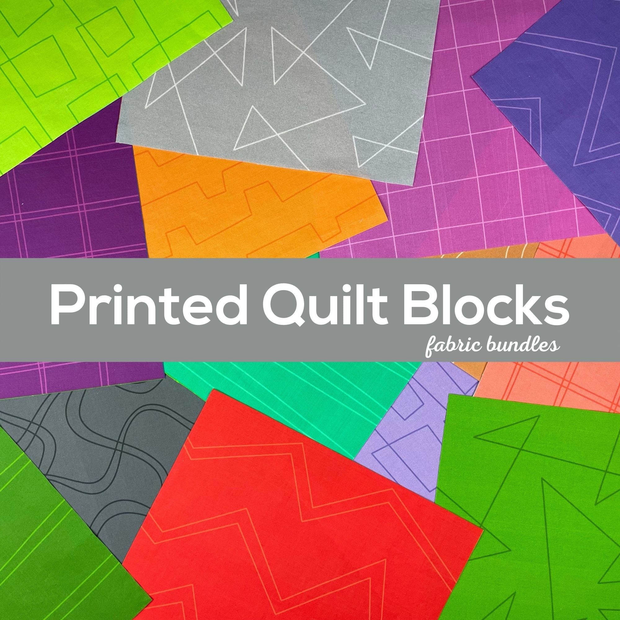 Printed Quilt Blocks