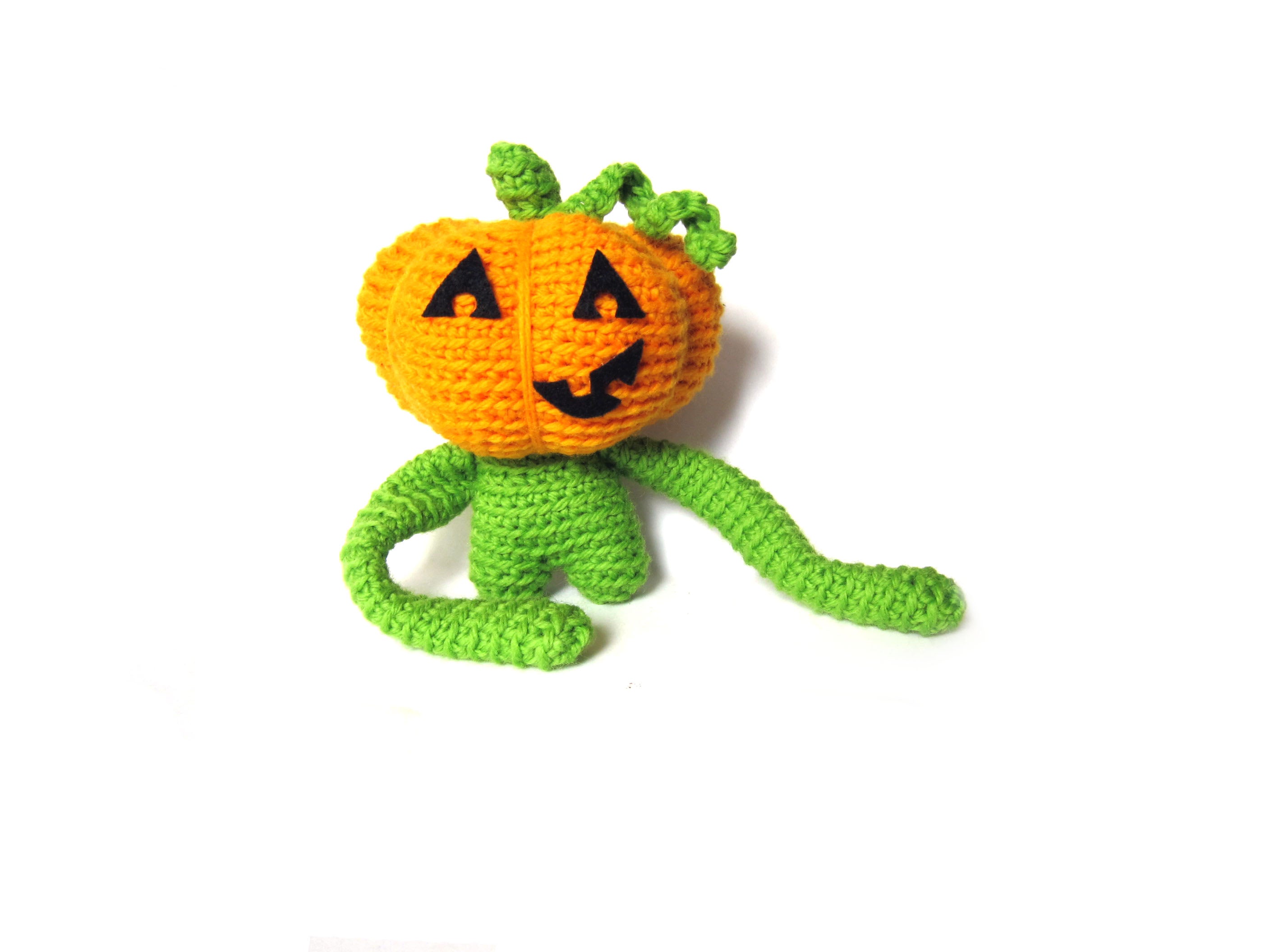Mr. Jack Pumpkinhead Crochet Amigurumi Pattern