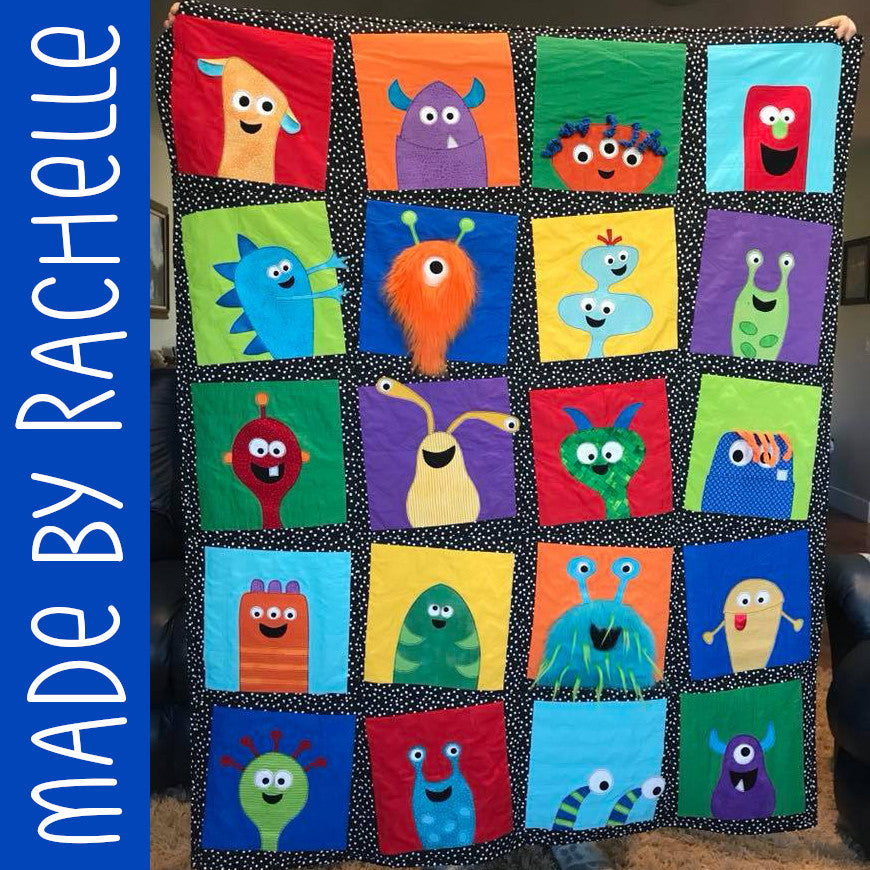 Mix & Match Monsters Quilt Pattern