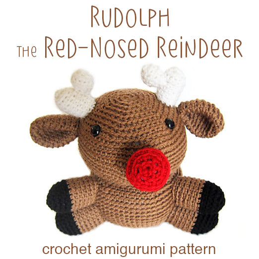 Rudolph the Red-Nosed Reindeer Amigurumi Pattern