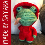 Finley the Frog Crochet Amigurumi Pattern