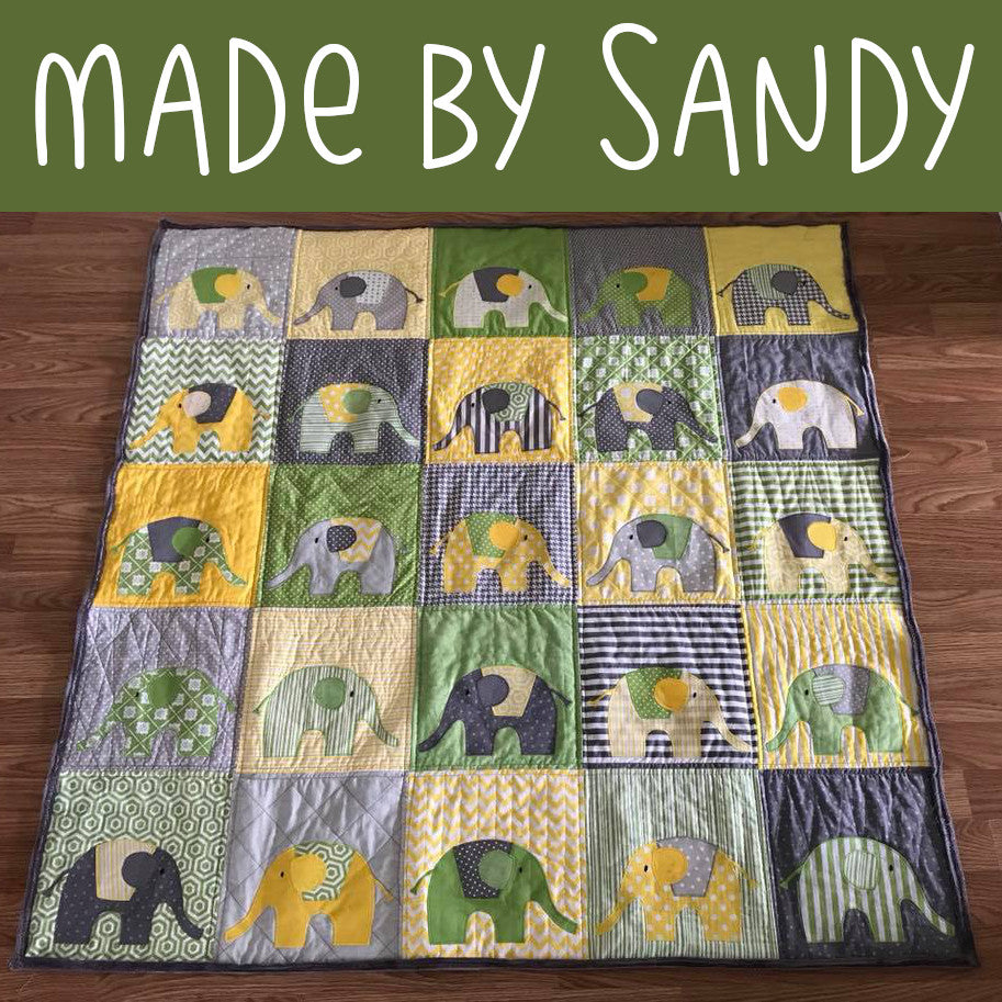 Elephant Parade Quilt Pattern