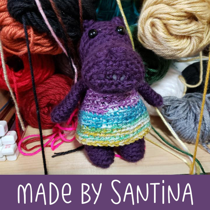 Hayley Hippo Crochet Amigurumi Pattern