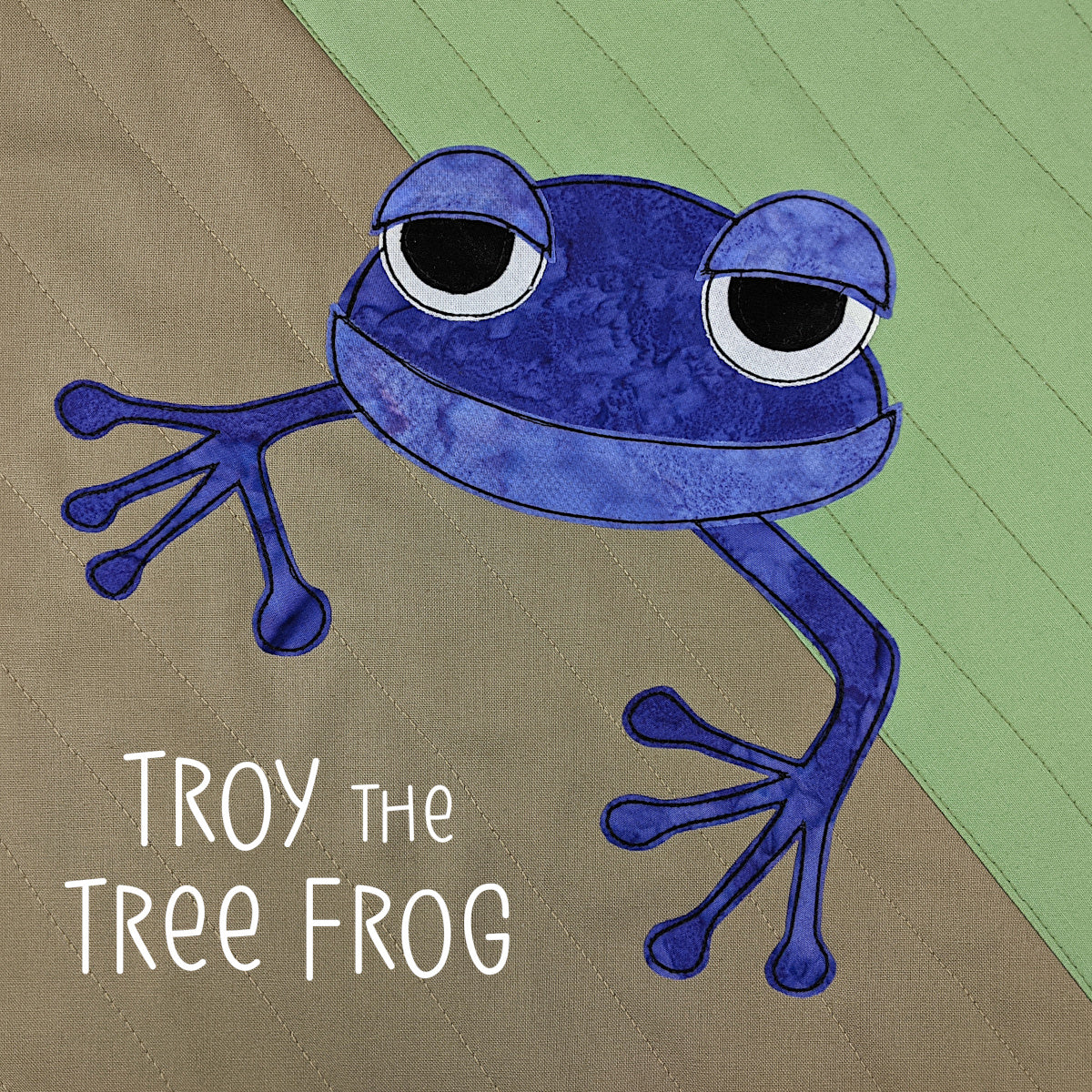 Troy the Tree Frog Applique Pattern