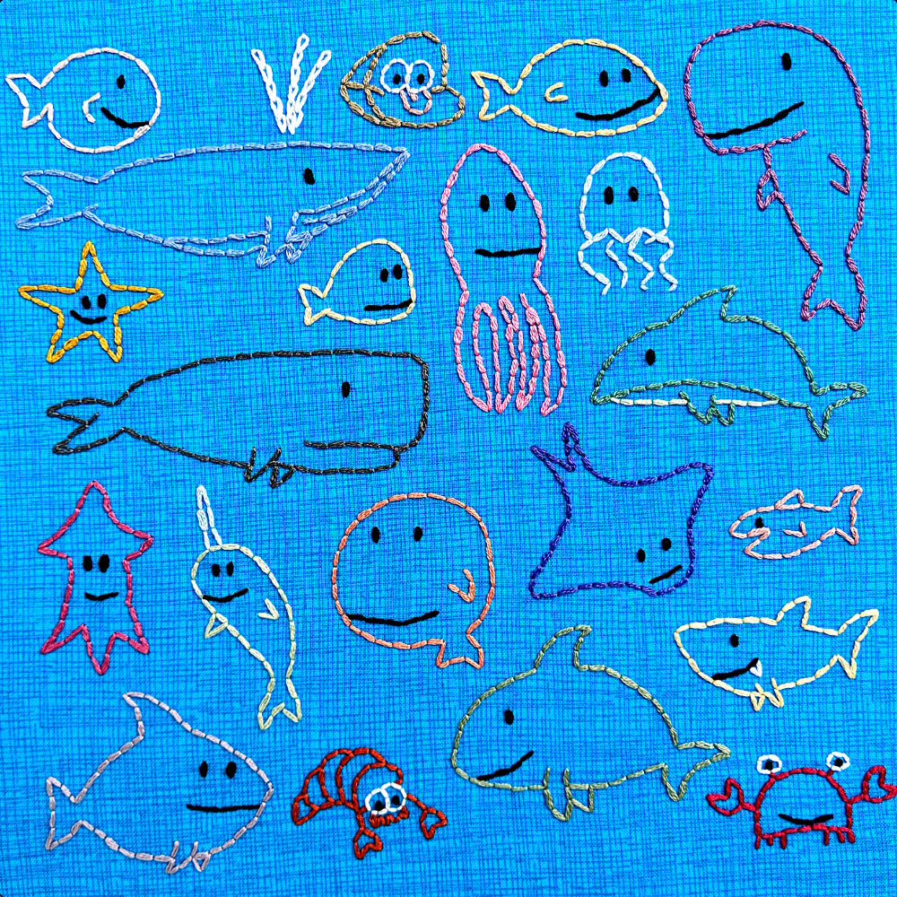 Under the Sea embroidery pattern