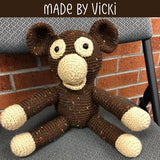 Owen the Monkey Crochet Amigurumi Pattern