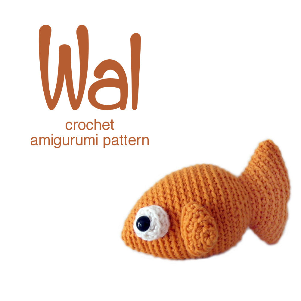 Wal the Tiny Fish Crochet Amigurumi Pattern