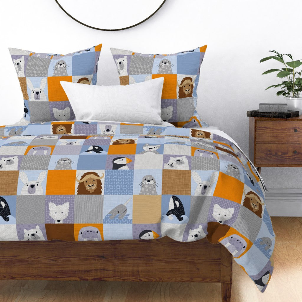 Arctic Chill - cheater quilt fabric