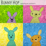 Bunny Hop Applique Pattern