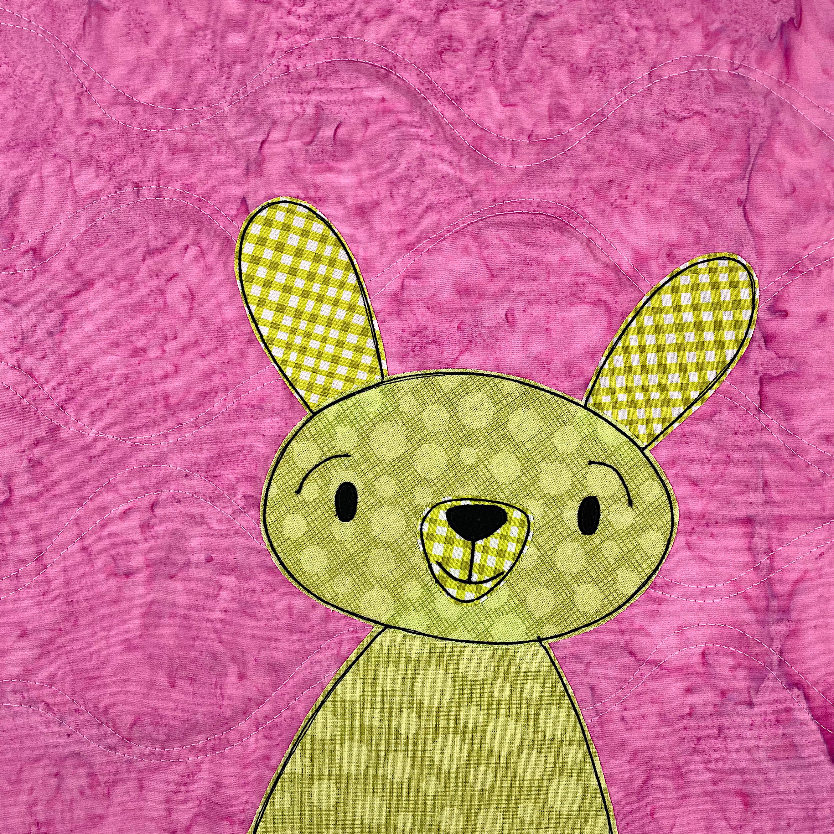 Bunny Hop Applique Pattern