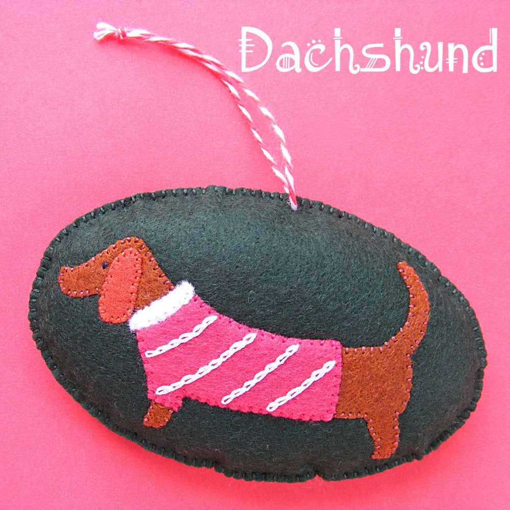 Dachshund Ornament Pattern