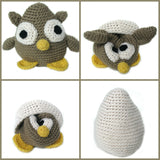 Courtney - a Hatching Owl Crochet Amigurumi Pattern