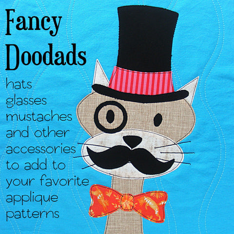 Fancy Doodads - applique pattern
