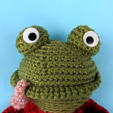 Finley the Frog Crochet Amigurumi Pattern