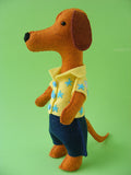 Herbie Hound - felt dog softie pattern