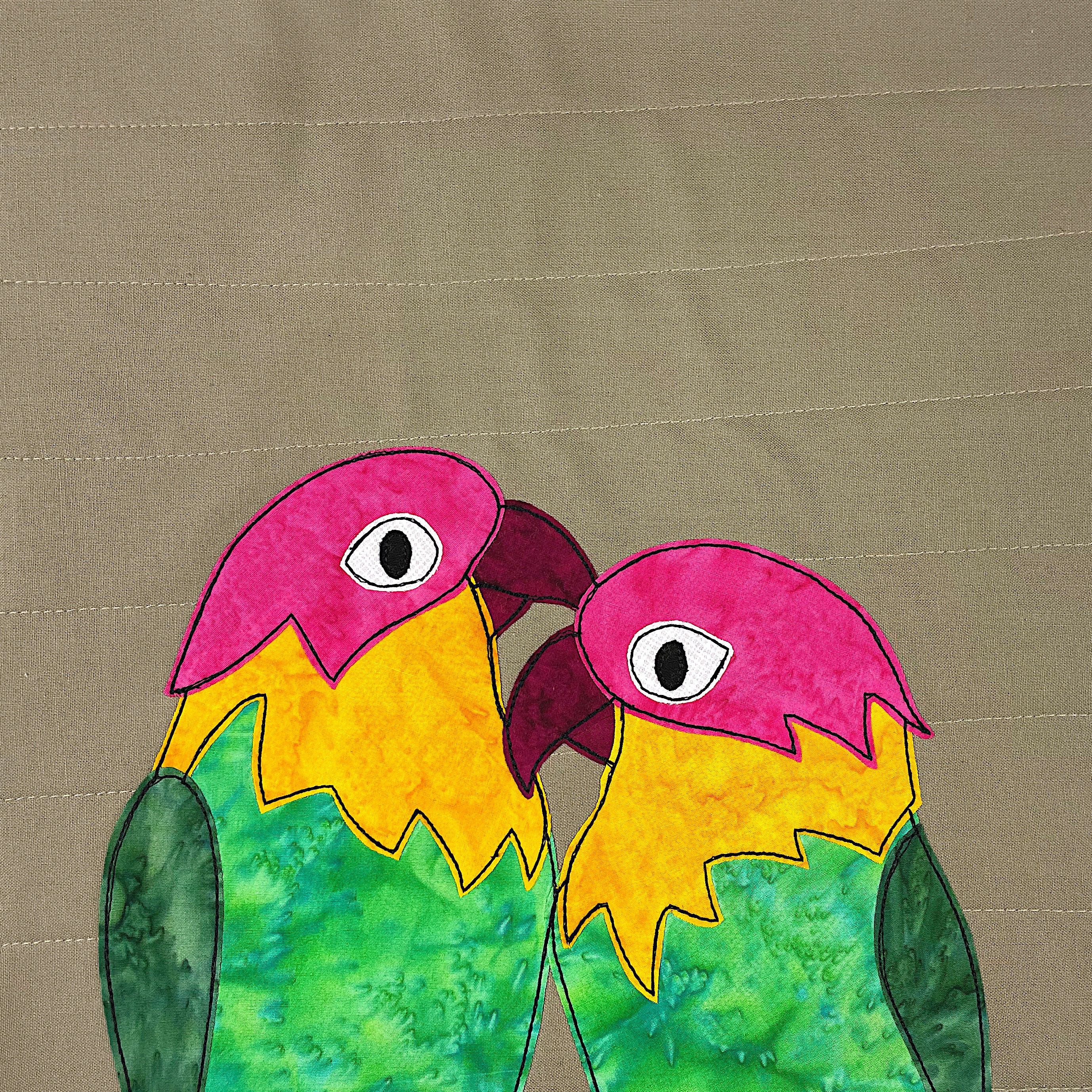 Lovebirds Applique Pattern