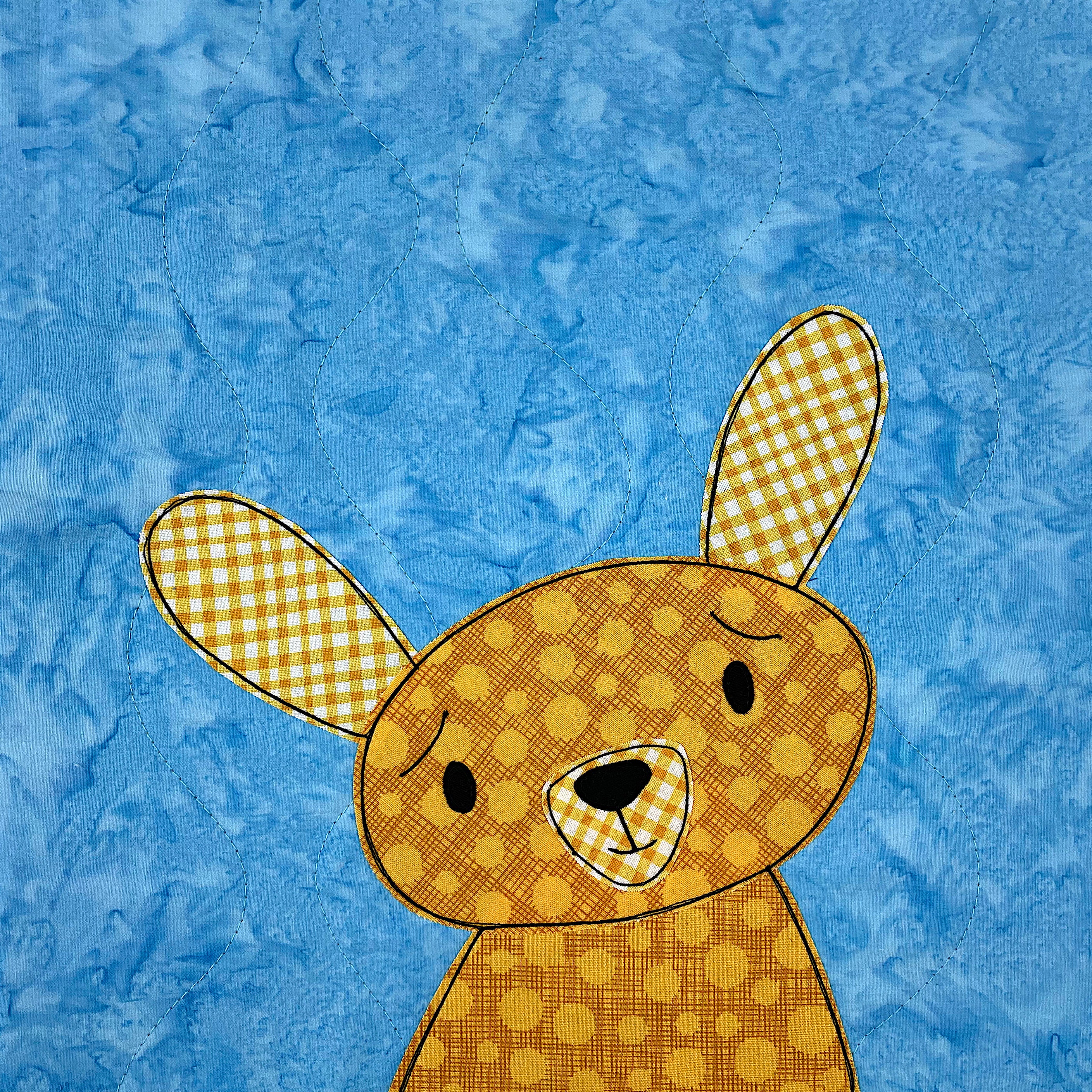 Bunny Hop Applique Pattern