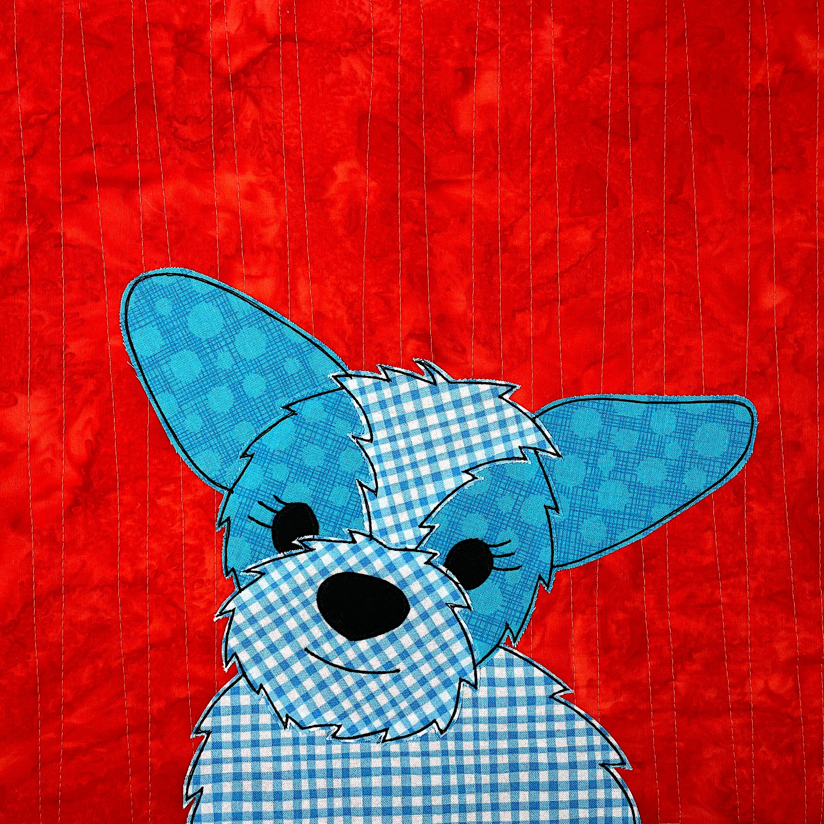 Fluffy Puppy Applique Pattern