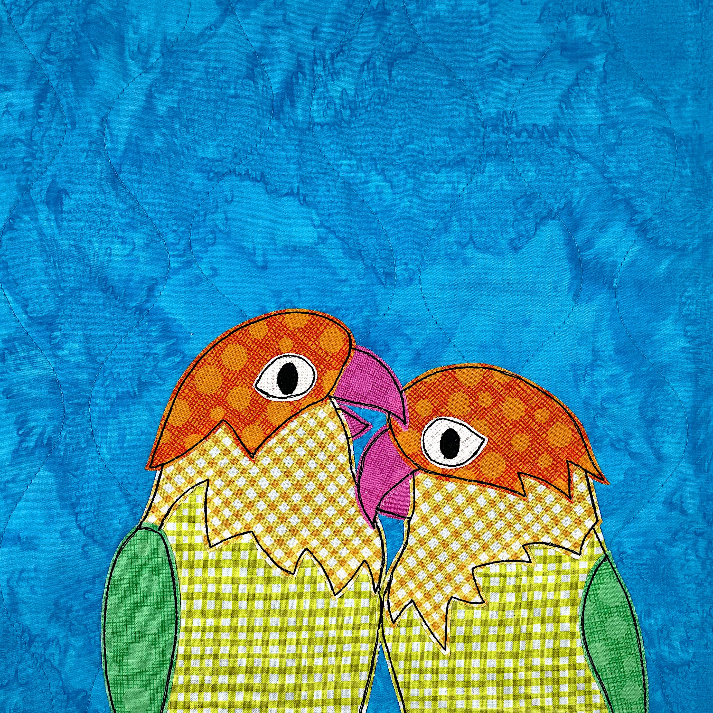 Lovebirds Applique Pattern