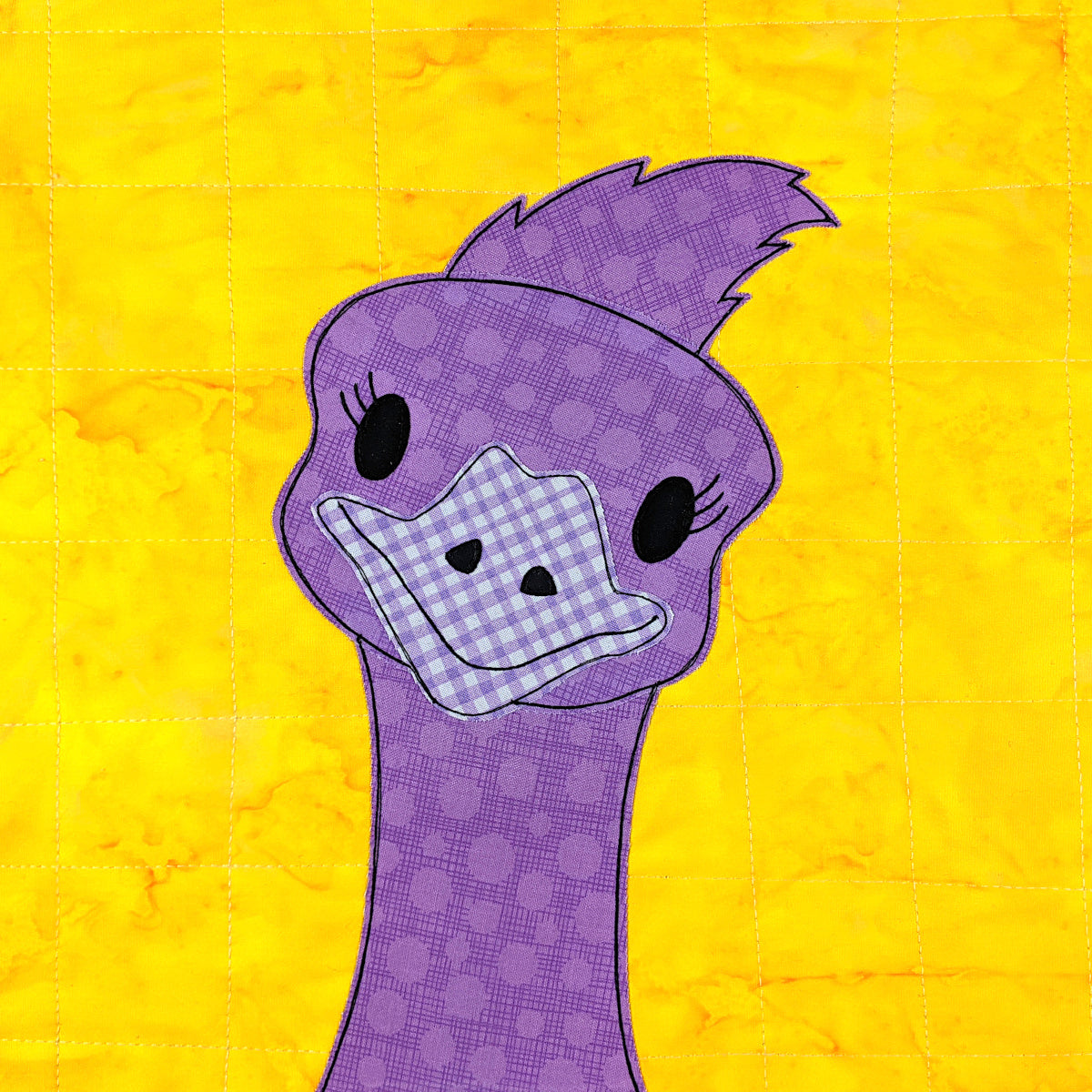 Eloise the Emu Applique Pattern