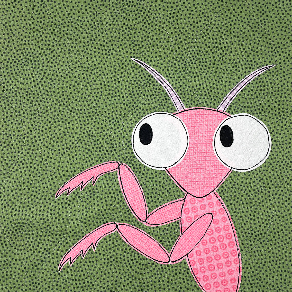 Parker the Praying Mantis Applique Pattern