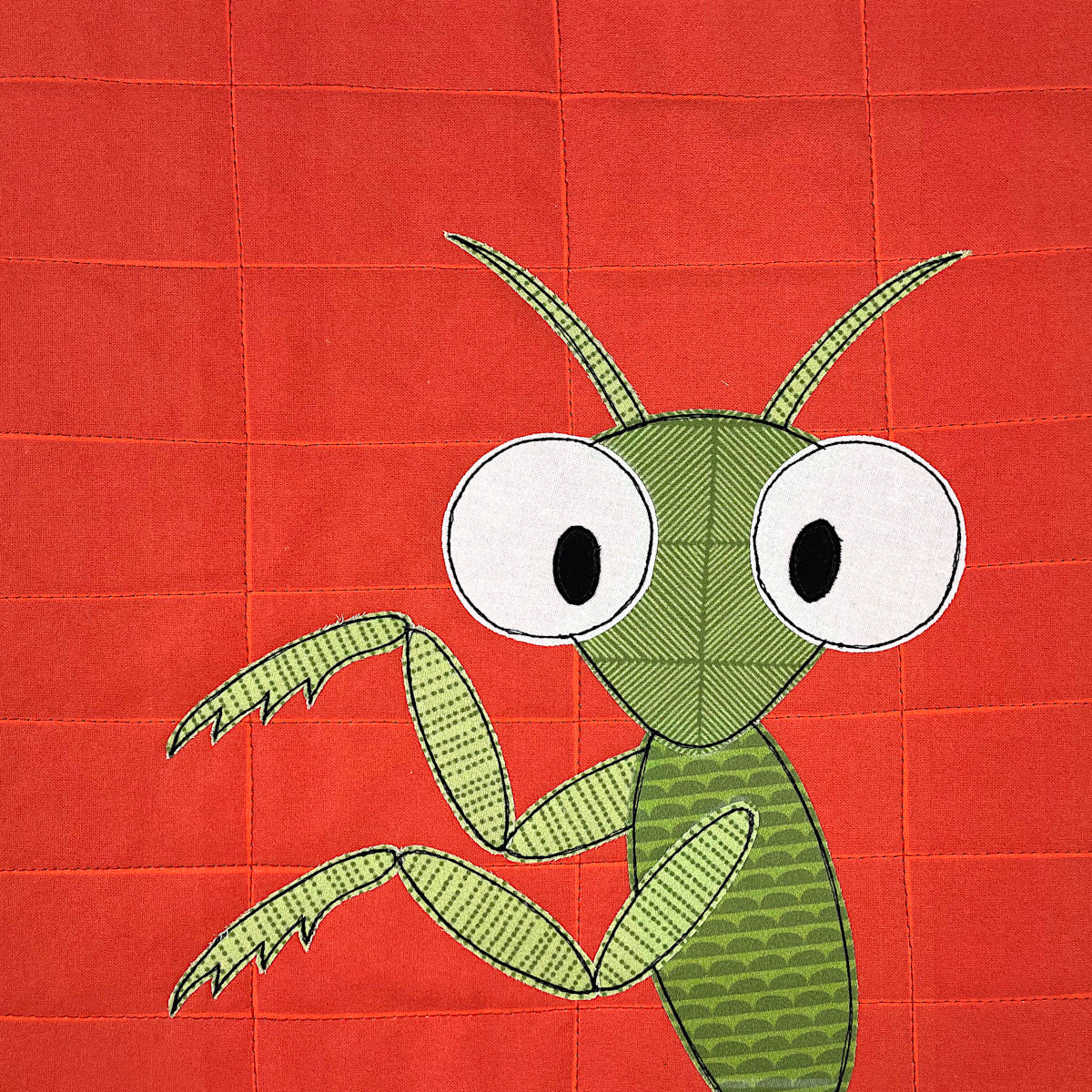 Parker the Praying Mantis Applique Pattern