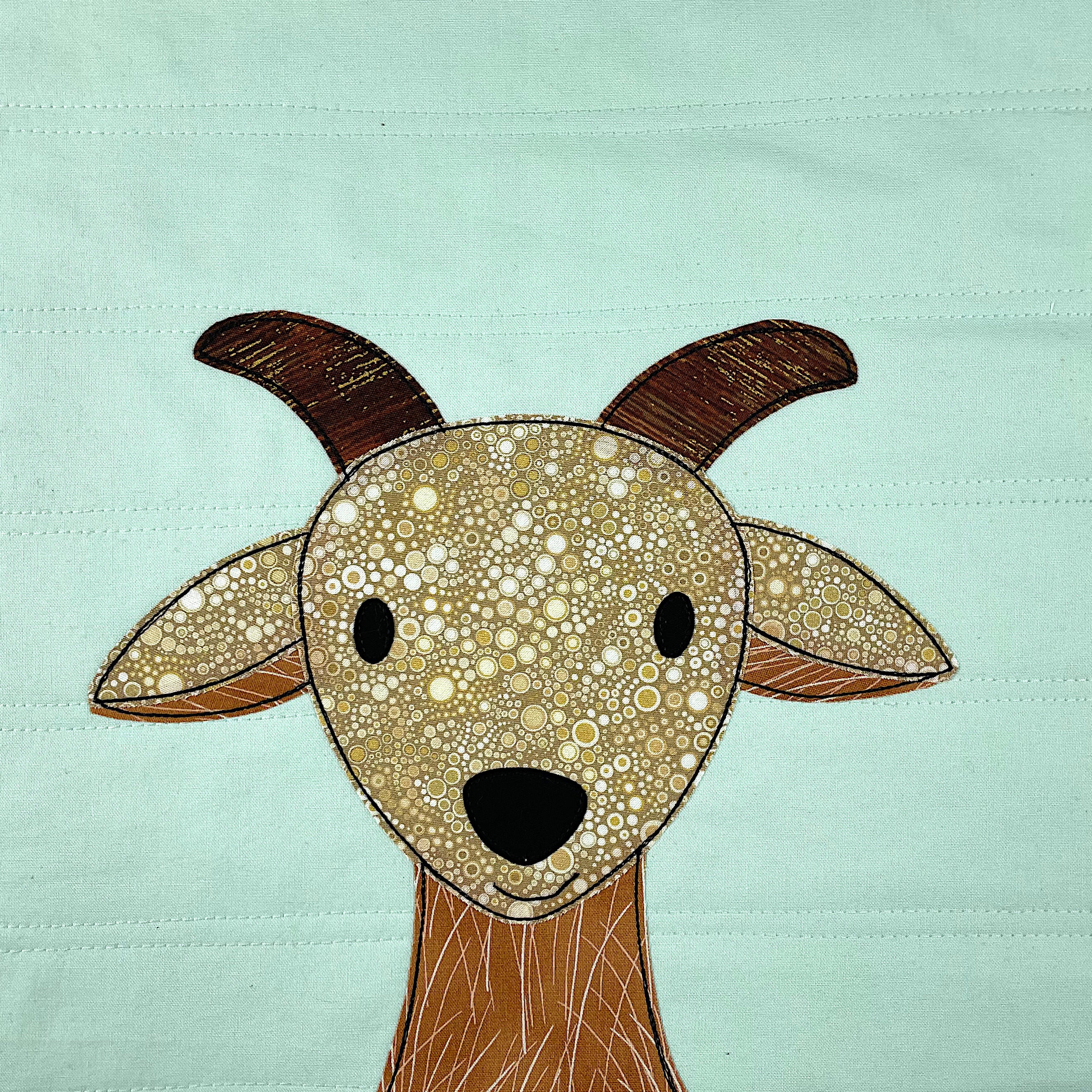 Gracie Goat Applique Pattern