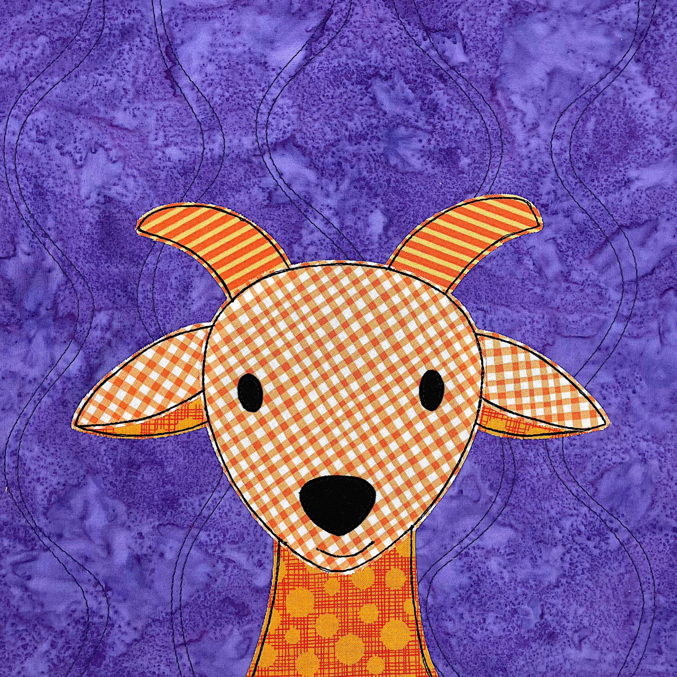 Gracie Goat Applique Pattern