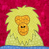 Shinji the Snow Monkey Applique Pattern
