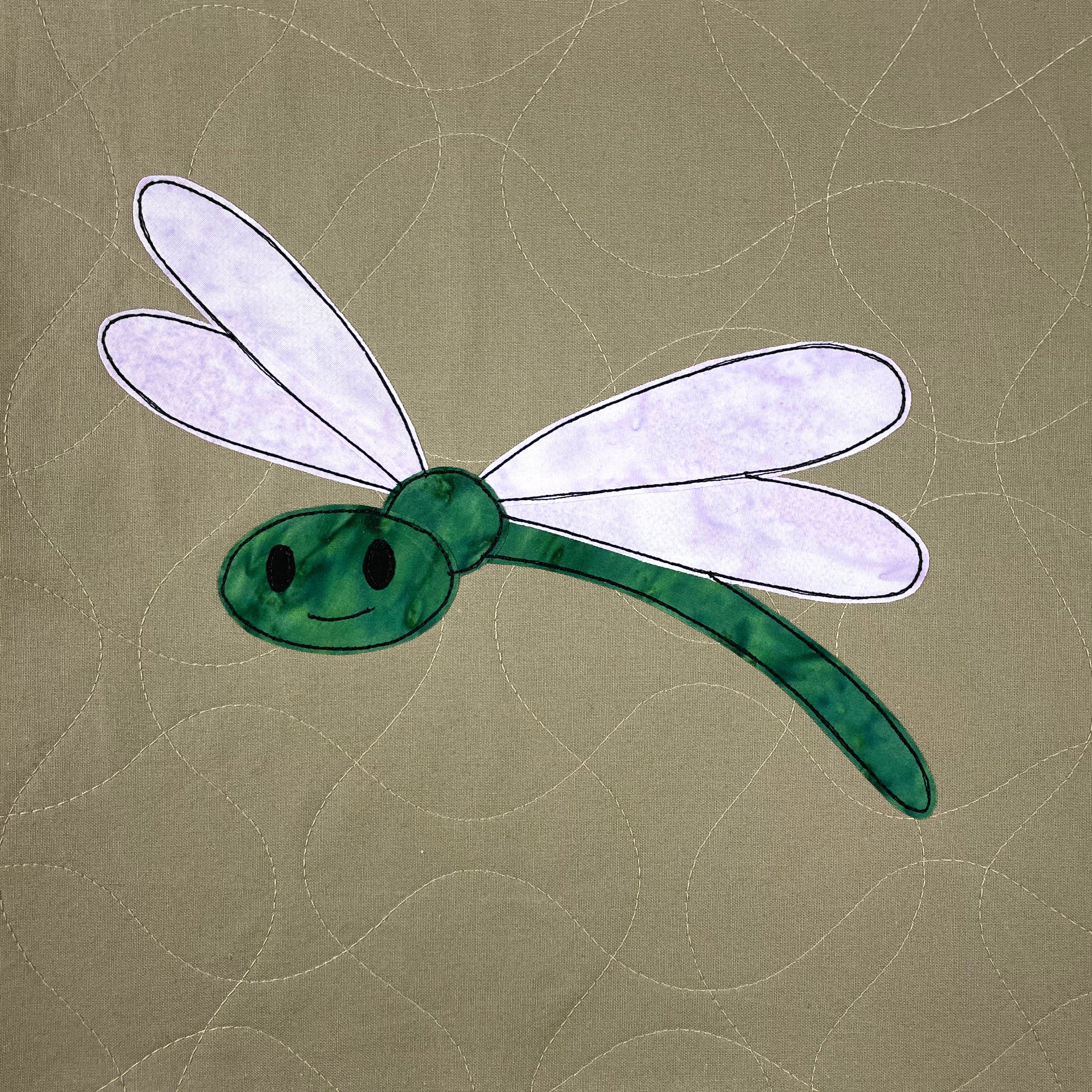 Danny Dragonfly Applique Pattern