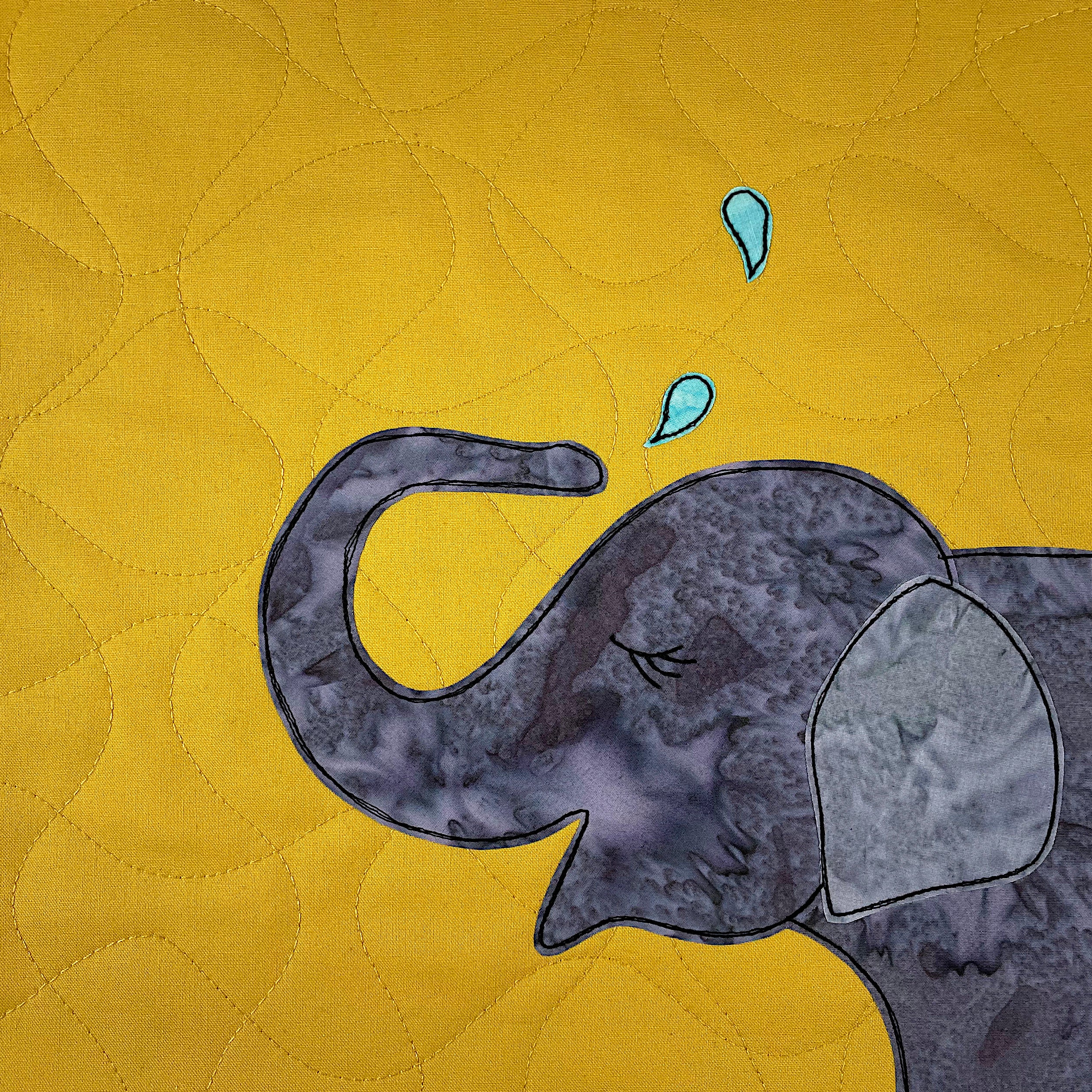 Ellen Elephant Applique Pattern