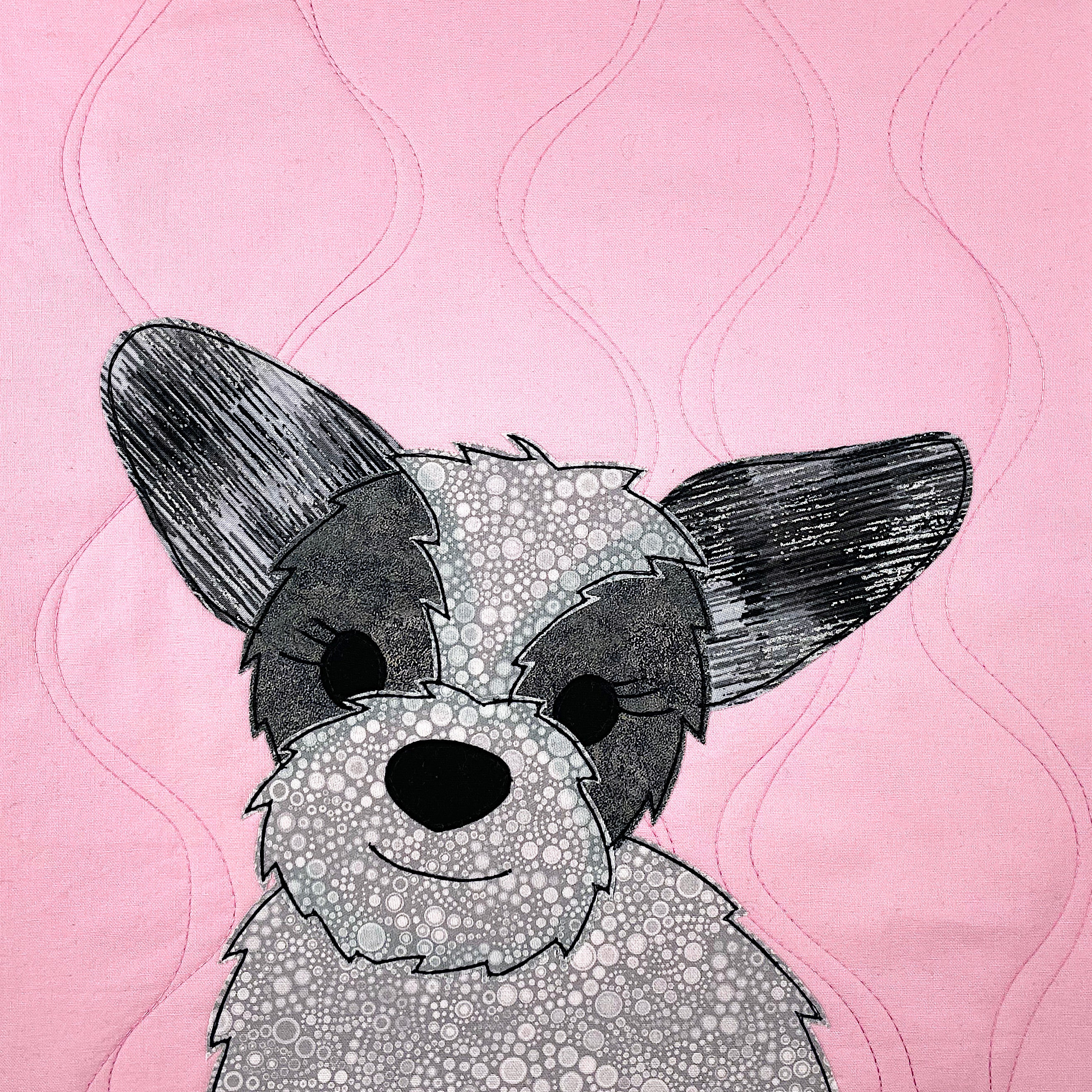 Fluffy Puppy Applique Pattern